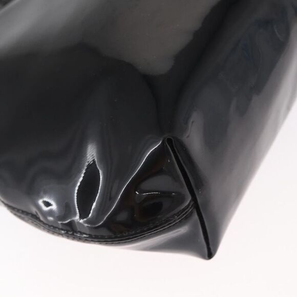 Celine Circle Logo Handbag Patent Leather Black Patent_Leather Handbag - Picture 11 of 16